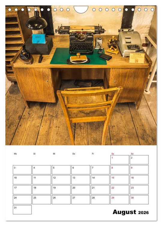 Produktbild: Klein- und Privatbahn Museum Gramzow (Wandkalender 2026 DIN A4 hoch), CALVENDO Monatskalender