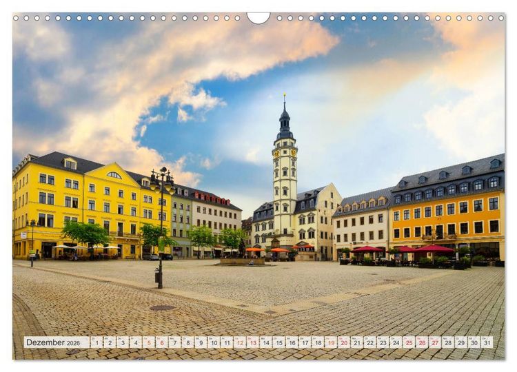 Produktbild: Gera Impressionen (Wandkalender 2026 DIN A3 quer), CALVENDO Monatskalender