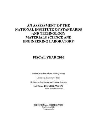 Produktbild: An Assessment of the National Institute of Standards and Technology Materials Science and Engineering Laboratory
