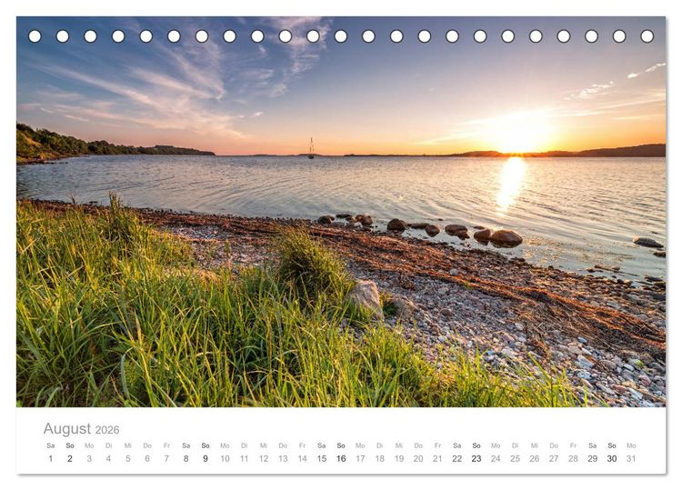 Produktbild: R&uuml;gen ein Sommertraum (Tischkalender 2026 DIN A5 quer), CALVENDO Monatskalender