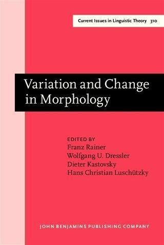 Produktbild: Variation and Change in Morphology