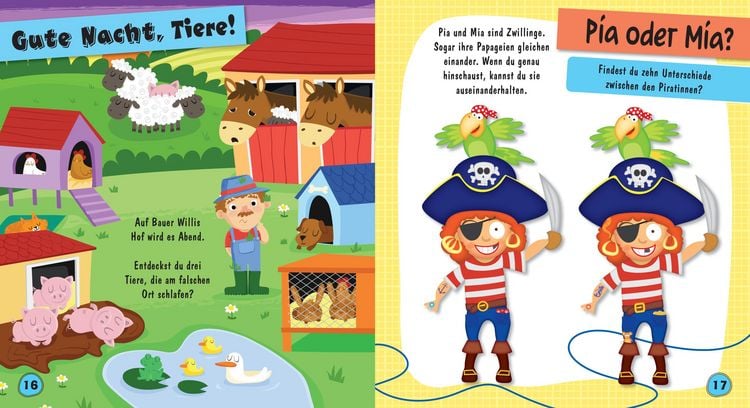 Produktbild: Bunte Bilderr&auml;tsel f&uuml;r Schlauk&ouml;pfe. Labyrinthe, Suchbilder, Memory, Puzzles, Sudokus, Fehler finden u.v.m. f&uuml;r Kinder ab 6 Jahren