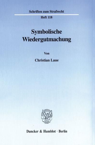 Produktbild: Symbolische Wiedergutmachung.