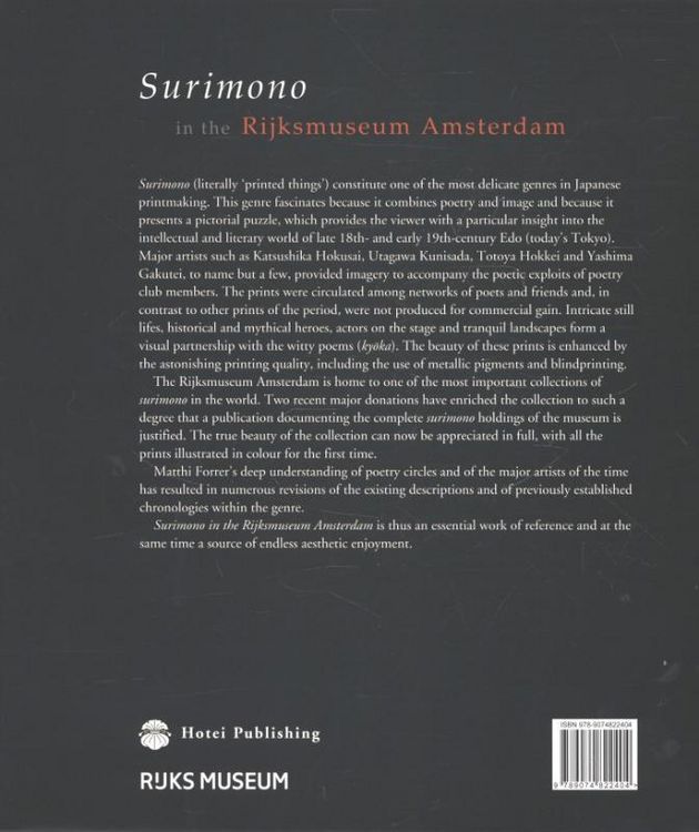 Produktbild: Surimono in the Rijksmuseum Amsterdam