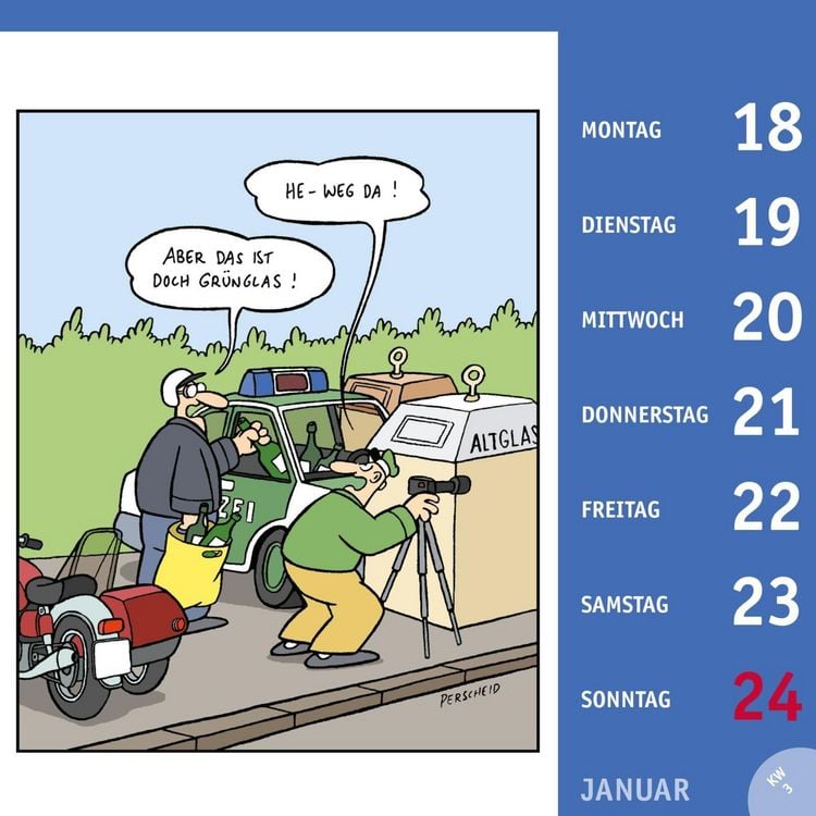 Produktbild: Perscheid Postkartenkalender 2027