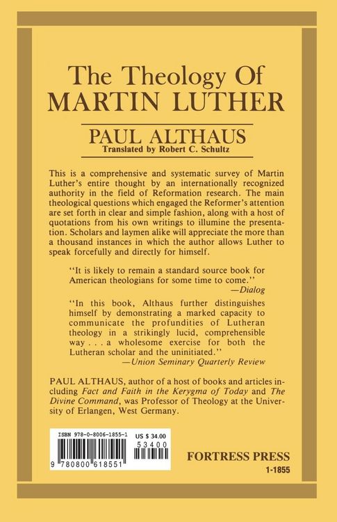 Produktbild: The Theology of Martin Luther