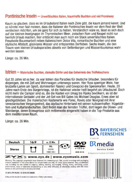 Produktbild: Pontinische Inseln & Istrien - Lebensweise, Kultur und Geschichte/Fernweh