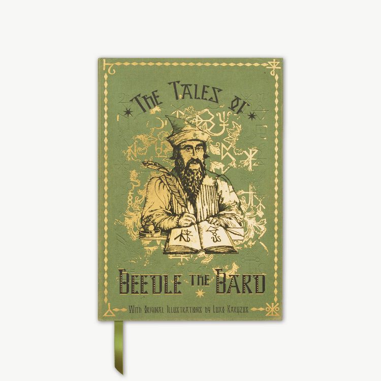 Produktbild: Zauberb&uuml;cher: "Die M&auml;rchen von Beedle dem Barden" Notizbuch