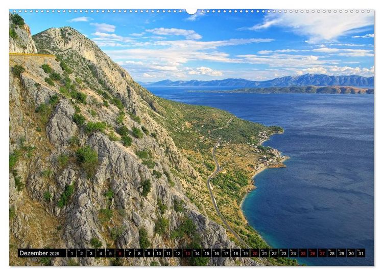 Produktbild: Dalmatien (hochwertiger Premium Wandkalender 2026 DIN A2 quer), Kunstdruck in Hochglanz