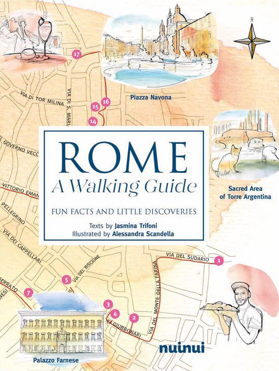 Produktbild: Rome. A walking guide. Fun facts and little discoveries