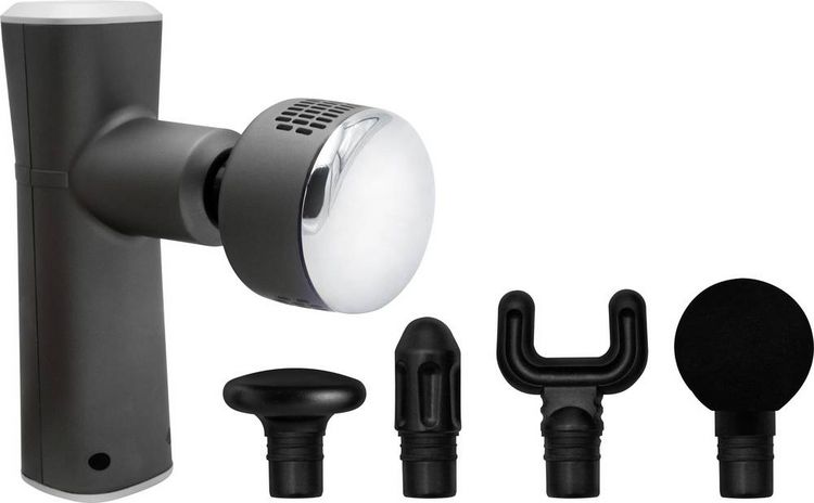 Produktbild: Lifenaxx LX-041 Massageger&auml;t Schwarz, Silber (matt)