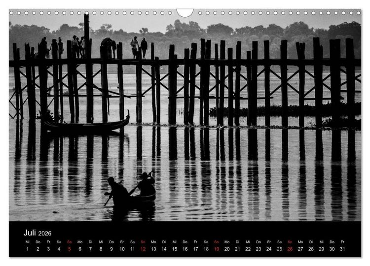 Produktbild: Myanmar - Eindr&uuml;cke (Wandkalender 2026 DIN A3 quer), CALVENDO Monatskalender