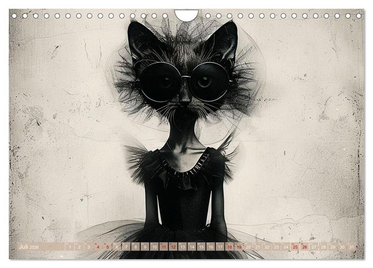 Produktbild: Miau-velous Momente (Wandkalender 2026 DIN A4 quer), CALVENDO Monatskalender