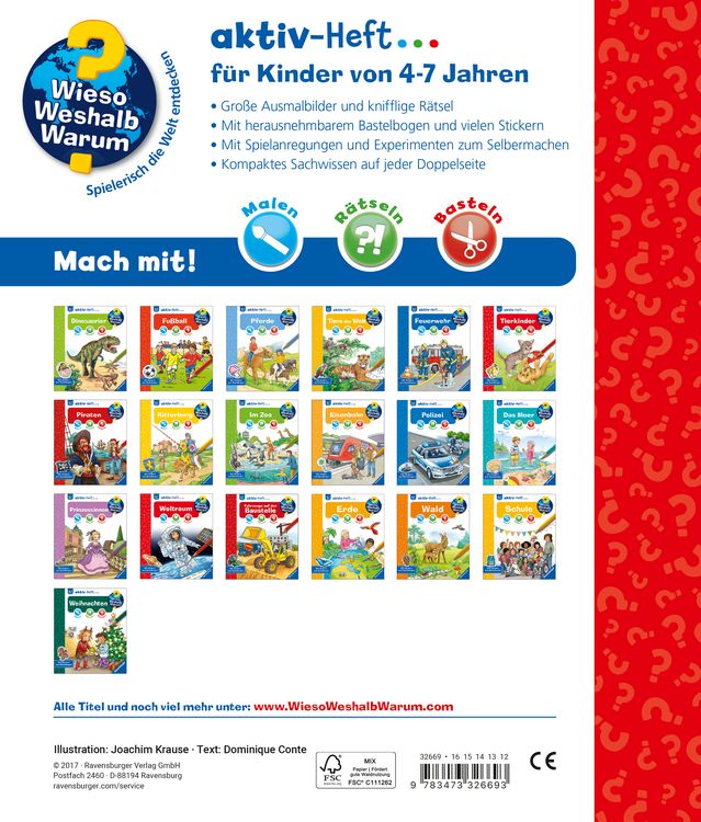 Produktbild: Wieso? Weshalb? Warum? aktiv-Heft - Weltraum