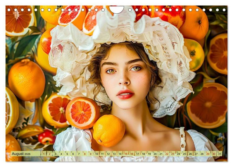 Produktbild: Obstk&ouml;nigin - Fruchtig, floral und voller Sch&ouml;nheit (Wandkalender 2026 DIN A4 quer), CALVENDO Monatskalender