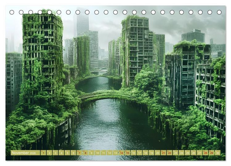 Produktbild: Nach uns die Wildnis (Tischkalender 2026 DIN A5 quer), CALVENDO Monatskalender