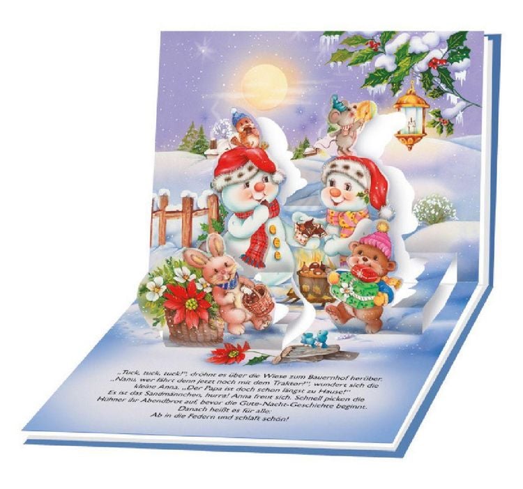 Produktbild: Mini Pop-Up Buch "Fr&ouml;hliche Weihnachtszeit"