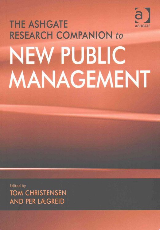 Produktbild: The Ashgate Research Companion to New Public Management