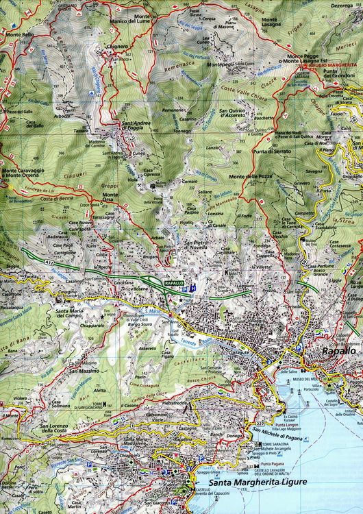 Produktbild: 713 Golfo del Tigullio. Camogli-Portofino-Chiavari. Carta es