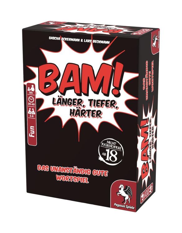 Produktbild: Pegasus - Bam! - Länger, Tiefer, Härter