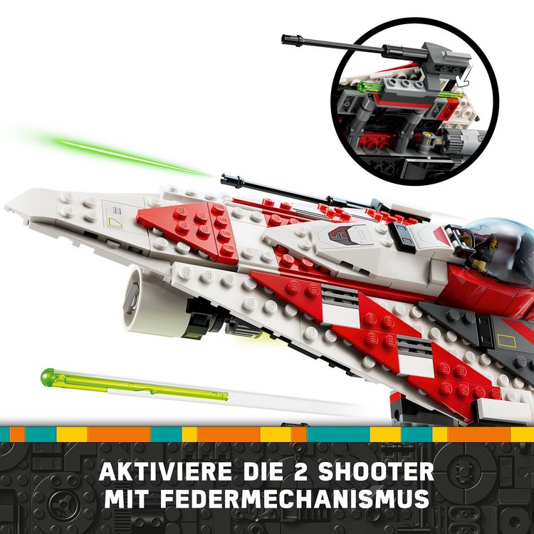Produktbild: LEGO Star Wars Jedi Bobs Sternj&auml;ger, Bauspielzeug, Sternenschiff 75388