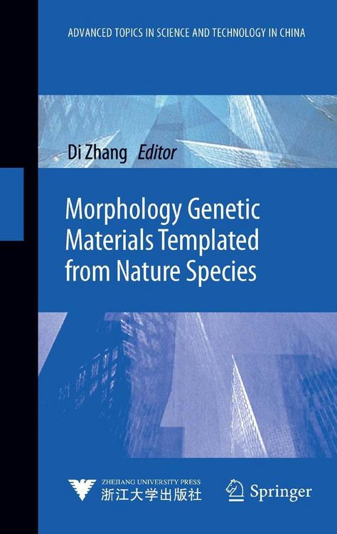 Produktbild: Morphology Genetic Materials Templated from Nature Species
