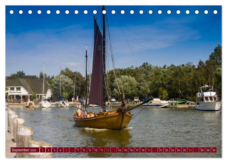 Produktbild: Mecklenburg &ndash; Vorpommern, Sch&ouml;nheiten im Land der Ostseek&uuml;ste (Tischkalender 2026 DIN A5 quer), CALVENDO Monatskalender