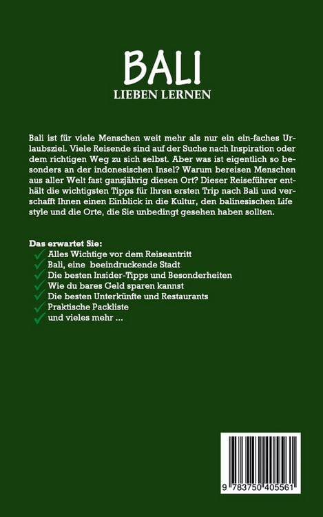 Produktbild: Bali lieben lernen: Der perfekte Reisef&uuml;hrer f&uuml;r einen unvergesslichen Aufenthalt auf Bali inkl. Insider-Tipps, Tipps zum Geldsparen und Packliste