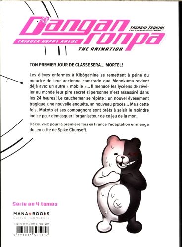 Produktbild: Danganronpa : trigger happy havoc : the animation. Tome 2