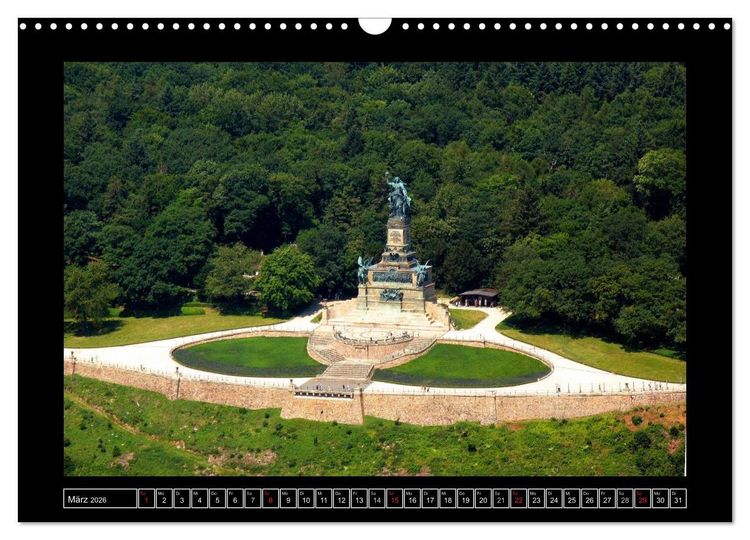 Produktbild: Deutschland aus der Vogelperspektive (Wandkalender 2026 DIN A3 quer), CALVENDO Monatskalender