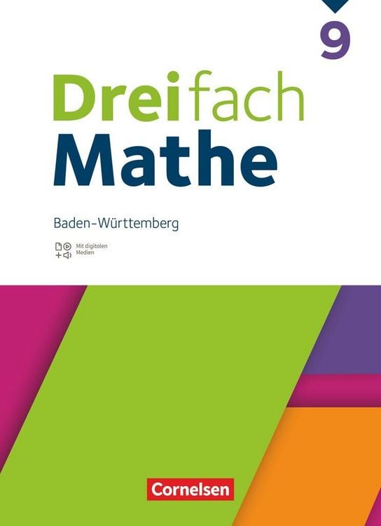 Produktbild: Dreifach Mathe - Baden-W&uuml;rttemberg - 9. Schuljahr