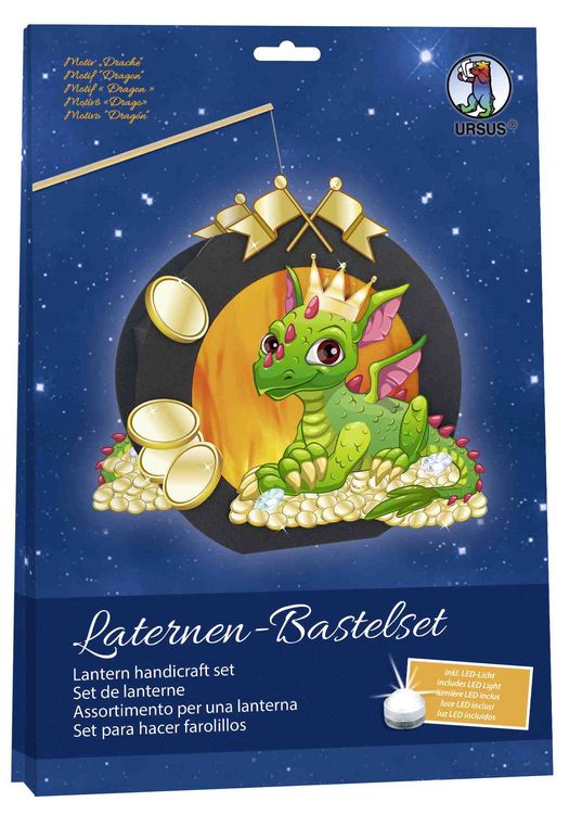 Produktbild: URSUS Laternen-Bastelset "Dragon"