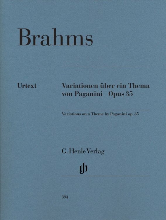 Produktbild: Johannes Brahms - Paganini-Variationen op. 35