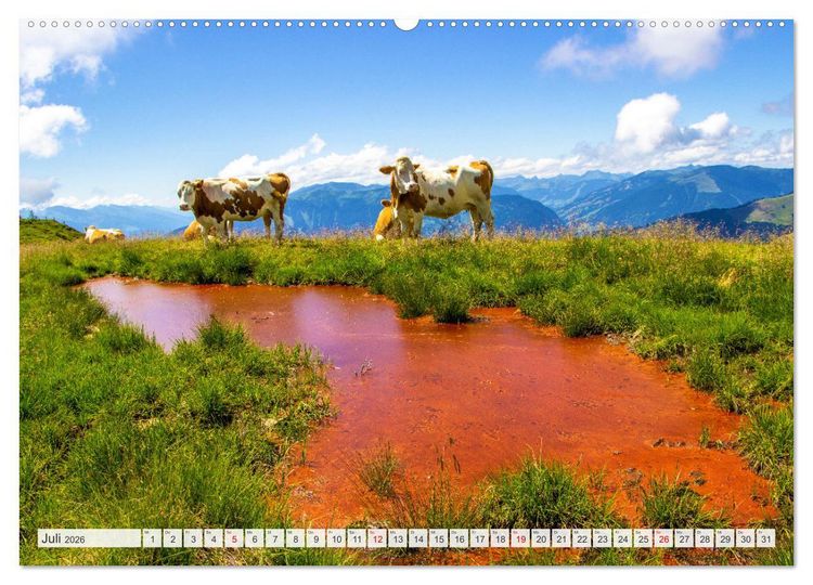 Produktbild: Maria Alm - Hinterthal - Hintermoos (hochwertiger Premium Wandkalender 2026 DIN A2 quer), Kunstdruck in Hochglanz