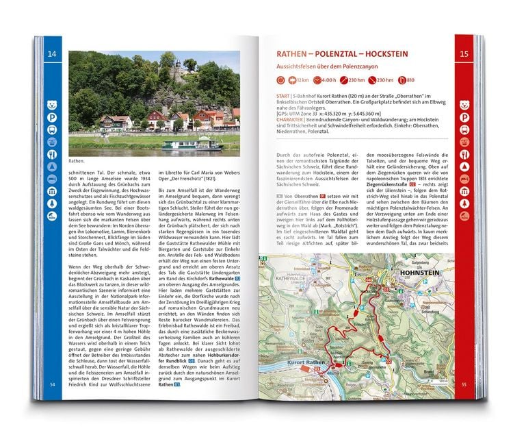 Produktbild: KOMPASS Wanderlust Elbsandsteingebirge und bei Dresden