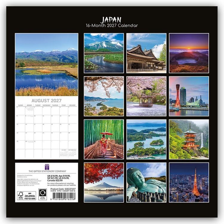 Produktbild: Japan 2027 &ndash; 16-Monatskalender