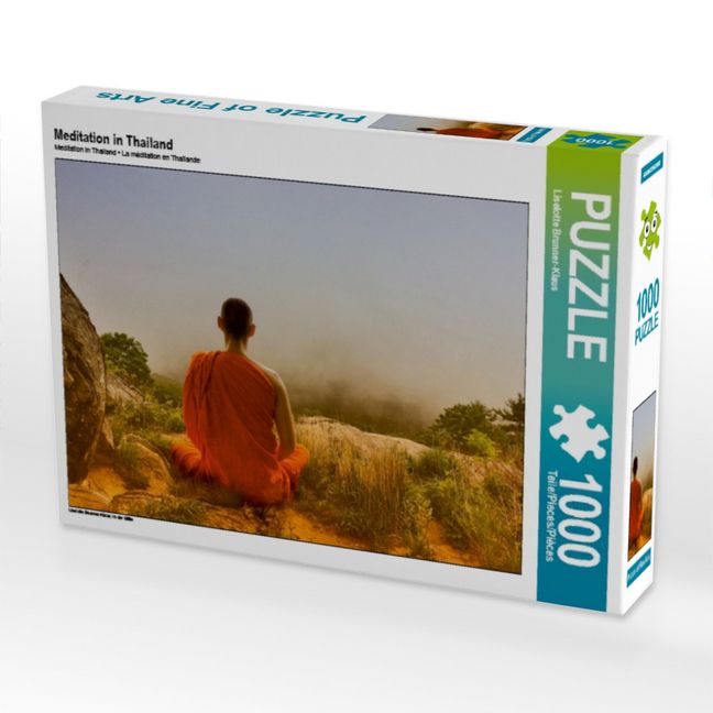 Produktbild: CALVENDO Puzzle Meditation in Thailand | 1000 Teile Lege-Gr&ouml;&szlig;e 64x48cm Foto-Puzzle f&uuml;r gl&uuml;ckliche Stunden