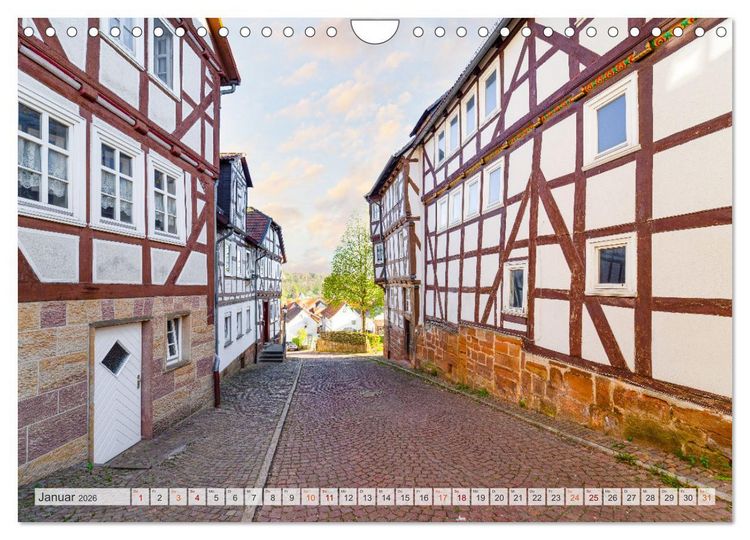 Produktbild: Frankenberg Hessen Impressionen (Wandkalender 2026 DIN A4 quer), CALVENDO Monatskalender