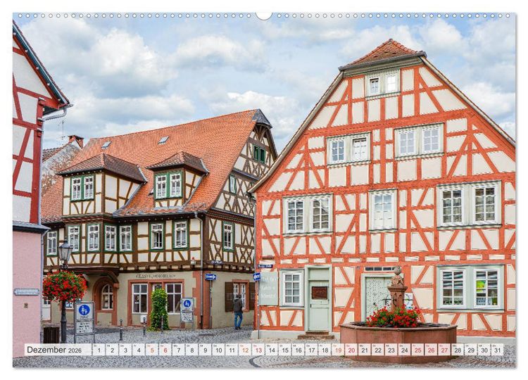 Produktbild: Michelstadt Impressionen (hochwertiger Premium Wandkalender 2026 DIN A2 quer), Kunstdruck in Hochglanz