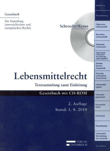 Produktbild: Lebensmittelrecht