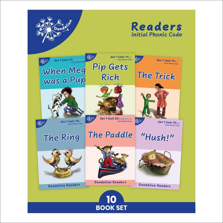 Produktbild: Phonic Books Dandelion Readers Set 1 Units 11-20