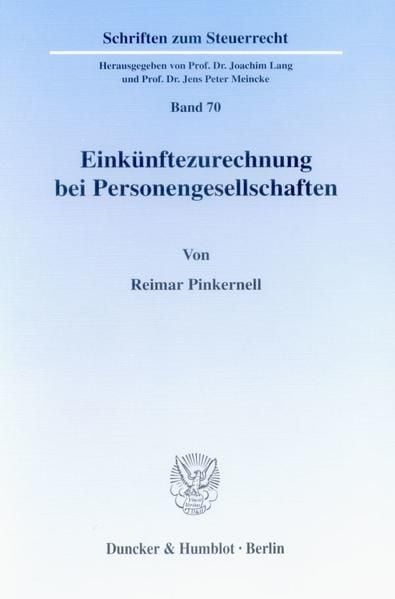 Produktbild: Einkünftezurechnung bei Personengesellschaften.