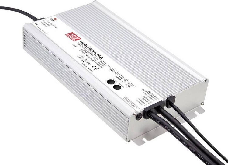 Produktbild: Mean Well MW HLG-600H-48A LED-Treiber, LED-Trafo Konstantspannung, Konstantstrom 600W 12.5A 48 V/DC PFC-Schaltkreis