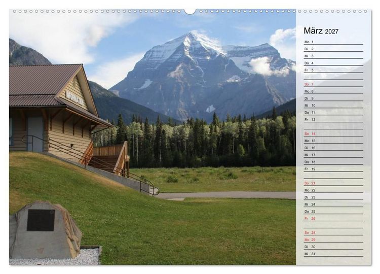 Produktbild: Rocky Mountains 2027 (Wandkalender 2027 DIN A2 quer), CALVENDO Monatskalender