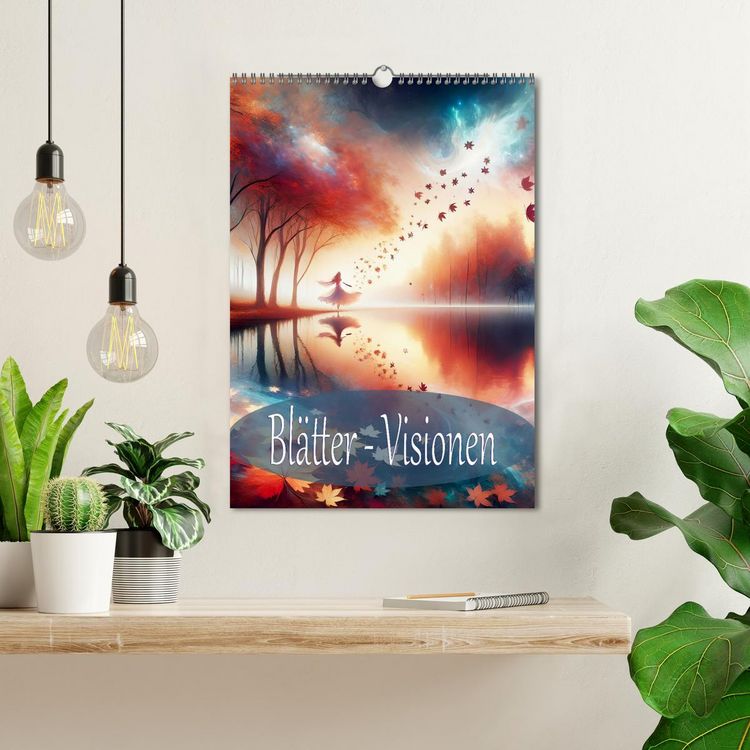 Produktbild: Bl&auml;tter - Visionen (Wandkalender 2026 DIN A3 hoch), CALVENDO Monatskalender