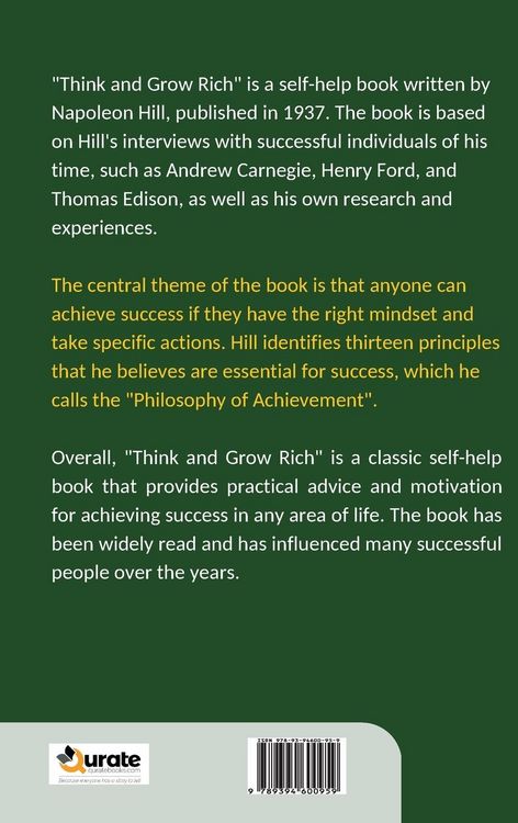 Produktbild: Think and Grow Rich (Premium Edition)