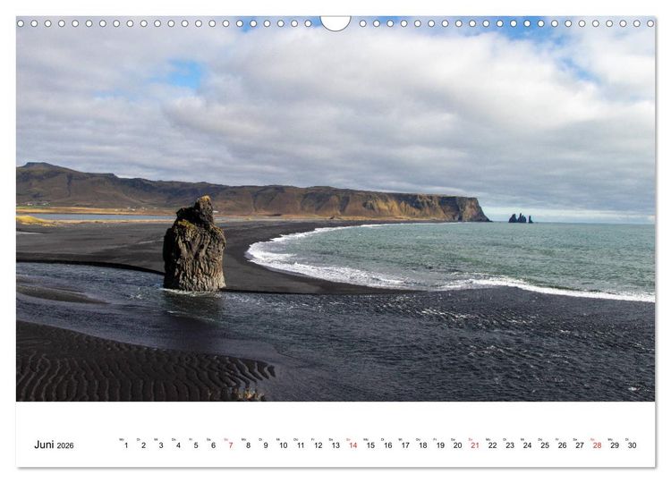 Produktbild: ISLAND Atemberaubende Natur aus Feuer und Eis (Wandkalender 2026 DIN A3 quer), CALVENDO Monatskalender