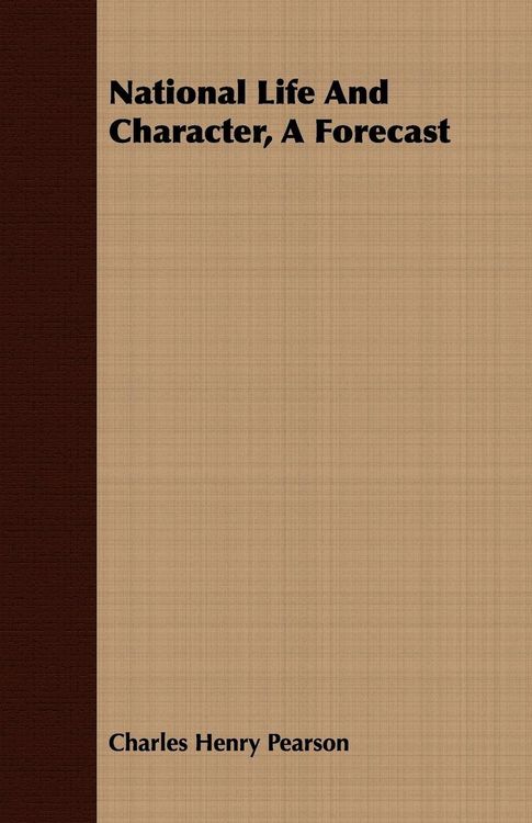 Produktbild: National Life And Character, A Forecast