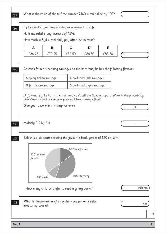 Produktbild: 11+ Mathematics Tests Ages 10-11