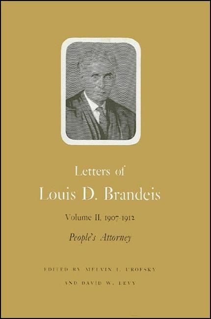 Produktbild: Letters of Louis D. Brandeis